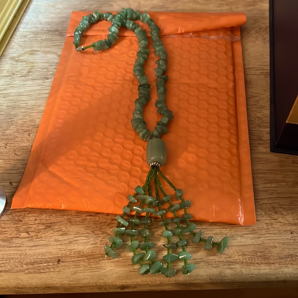 Vintage jade necklace